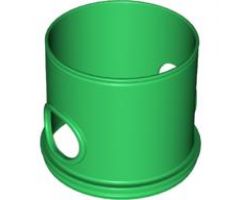 Duplo Ball Tube Straight with Opposing Oval Holes