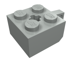 Hinge Brick 2 x 2 Locking with 1 Finger Vertical and Axle Hole (+ Shape)