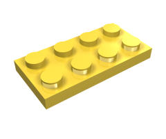 Electric Plate 2 x 4 with Contacts