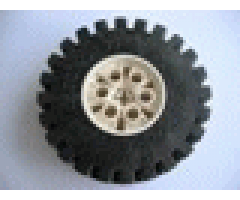 Wheel & Tire Assembly 20 x 30 Technic with Black Tire 20 x 30 Technic (4266 / 4267)