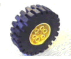 Wheel & Tire Assembly 20 x 30 Technic with Black Tire 20 x 30 Technic (4266 / 4267)