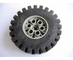 Wheel & Tire Assembly 20 x 30 Technic with Black Tire 20 x 30 Technic (4266 / 4267)