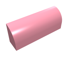 Slope, Curved 1 x 4 x 1 1/3