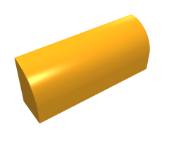 Slope, Curved 1 x 4 x 1 1/3
