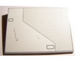 Slope 10 6 x 8 with SW Red Five X-wing Starfighter Upper Left Wing Panel Pattern (Sticker) - Set 10240