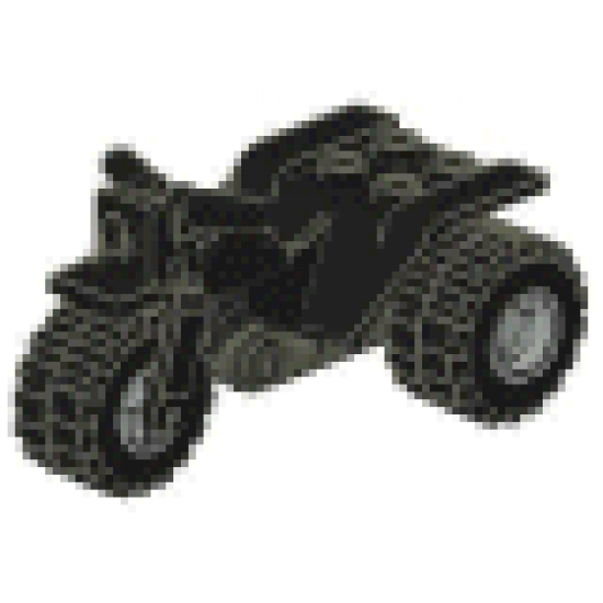 Riding Cycle Tricycle with Dark Gray Chassis & Light Gray Wheels