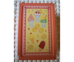 Scala Dresser without Top with Ice Cream Sundaes and Coins Pattern (Sticker) - Set 3116