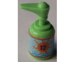 Scala Accessories Bottle Pump with Sunscreen Factor 12 Pattern (Sticker) - Set 3151