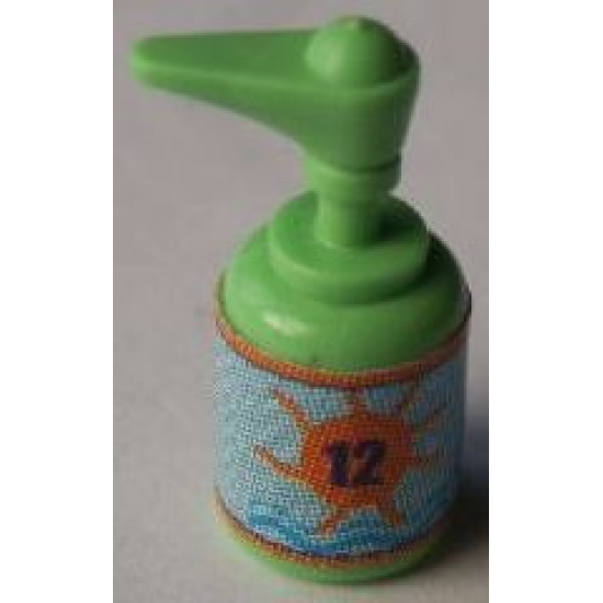 Scala Accessories Bottle Pump with Sunscreen Factor 12 Pattern (Sticker) - Set 3151