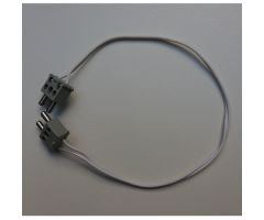 Electric, Wire 12V / 4.5V with 2 Leads, 14 Studs Long with 2 Light Gray Electric, Connector, 2-Way Male Squared Narrow Long with Center Post