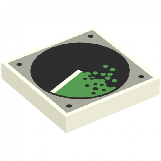 Tile 2 x 2 with Radar Scope Pattern