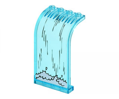 Panel 3 x 4 x 6 Curved Top with Waterfall Pattern (Sticker) - Set 7627