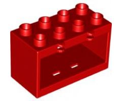 Duplo Container Box 2 x 4 x 2 with Open Sides