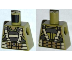 Torso Batman Body Armor with Suspenders Pattern
