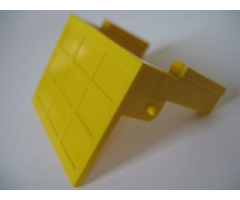 Garage Door Solid Assembly with Same Color Counterweights (Hinge Pins on Door)