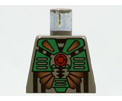 Torso Aquazone Stingray Dark Turquoise, Black, and Gold Pattern 3