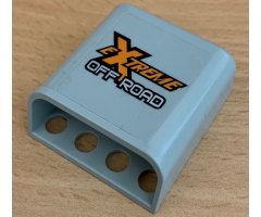 Technic Engine Air Scoop 4 x 4 x 1 1/3 with 'EXTREME OFF ROAD' Pattern (Sticker) - Set 8465