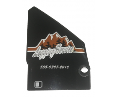 Technic, Panel Fairing #14 Large Short Smooth, Side B with 'Logging Service' and '555-9397-2012' Pattern (Sticker) - Set 9397