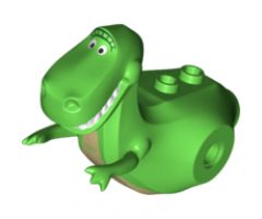 Animal, Body Part Dinosaur Middle 'Rex', Rubber Front Feet with Dark Tan Stomach and Eyebrows Pattern