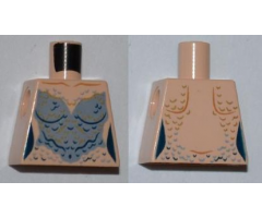 Torso PotC Mermaid Sand Blue Scales Pattern