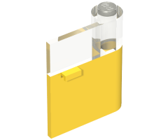 Door 1 x 3 x 3 Right with Trans-Clear Window and Horizontal Handle