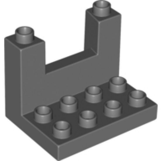 Duplo, Plate 3 x 4 x 2 1/3 Rampart
