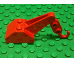 Hook Slope 45 2 x 3 x 1 1/3 Double with Arm and Red Tow Hook