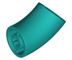 Brick, Round 2 x 2 d. 45 Degree Elbow