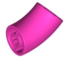 Brick, Round 2 x 2 d. 45 Degree Elbow