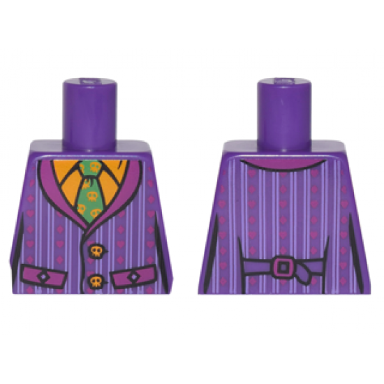 Torso Batman Striped Vest and Green Tie Pattern