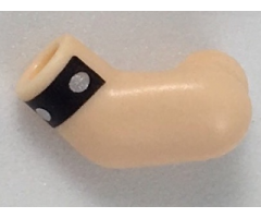 Arm, Left with Black Cuff with Silver Dots Pattern