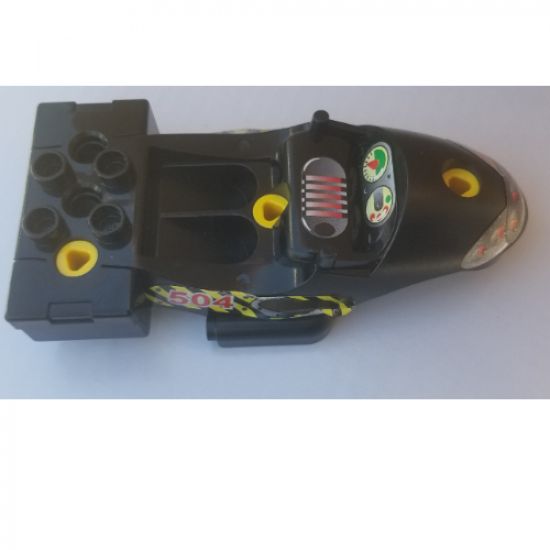 Duplo, Toolo Racer Body 2 x 2 Studs in Back