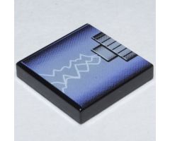 Tile 2 x 2 with Arcing Electricity Pattern