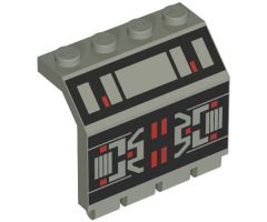 Panel 2 x 4 x 3 1/3 with Hinge with M:Tron Pattern