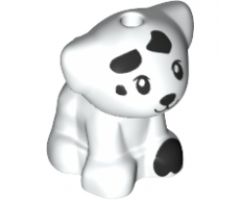 Dog, Friends, Puppy, Standing, Small with Black Paw and Spots Pattern
