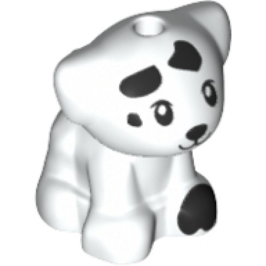 Dog, Friends, Puppy, Standing, Small with Black Paw and Spots Pattern