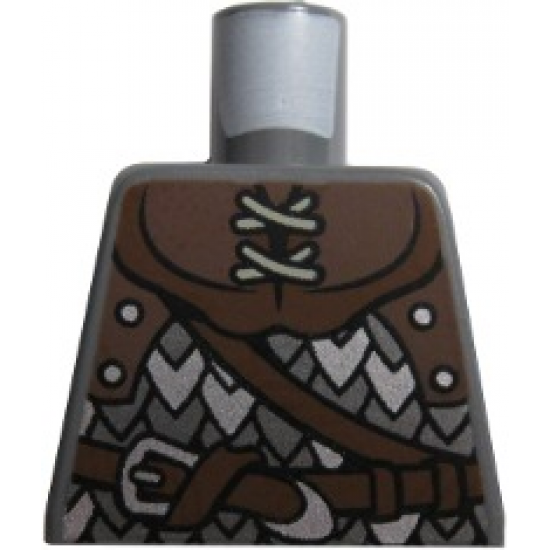 Torso LotR Rohan Soldier Mail Armor with Belt Pattern