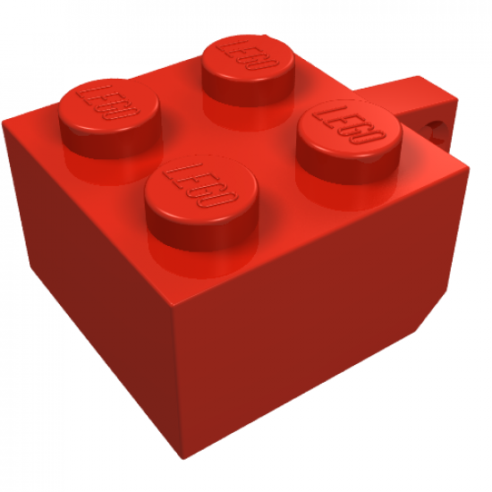 Hinge Brick 2 x 2 Locking with 1 Finger Vertical