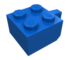 Hinge Brick 2 x 2 Locking with 1 Finger Vertical