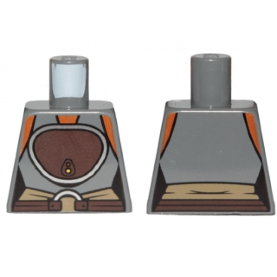 Torso SW Ahsoka Vest Top with Dark Brown Pattern