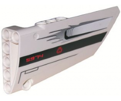 Technic, Panel Fairing #18 Large Smooth, Side B with '5974' and Air Intake Pattern (Sticker) - Set 5974