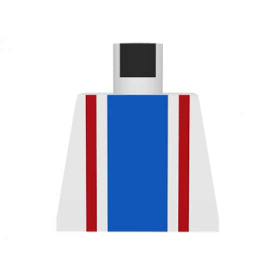 Torso Vertical Striped Blue/Red Pattern