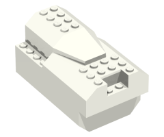 Electric, Light & Sound Rocket Engine, Battery Box with White Cover (no pattern)