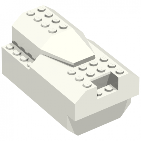 Electric, Light & Sound Rocket Engine, Battery Box with White Cover (no pattern)