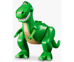 Animal, Dinosaur Toy Story (Rex), Tan Stomach and Eyebrows Pattern