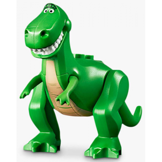 Animal, Dinosaur Toy Story (Rex), Tan Stomach and Eyebrows Pattern