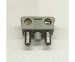 Electric, Connector, 2-Way Male Squared Narrow Short