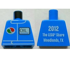 Torso Octan Logo and OIL Front, 2011 The LEGO Store Woodlands, TX Back Pattern