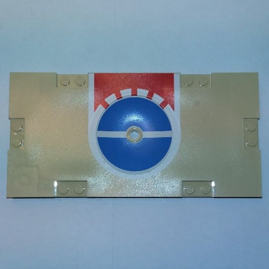 Sports Field Section 8 x 16 with Basketball Free-Throw Line Pattern