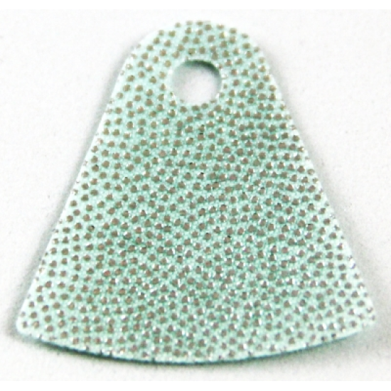 Mini Doll, Body Wear Cape Cloth, Friends, Tapered with Curved Bottom and 1 Small Top Hole with Silver Dots Pattern